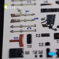   Kelik He-111 H6 interior 3D decals for Airfix kit 1:72 (K72116)