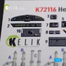 Kelik He-111 H6 interior 3D decals for Airfix kit 1:72 (K72116)