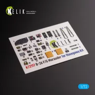   Kelik B-26 F/G Marauder - interior 3D decals for Hasegawa kit 1:72 (K72117)
