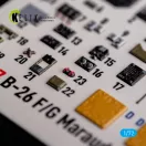 Kelik B-26 F/G Marauder - interior 3D decals for Hasegawa kit 1:72 (K72117)