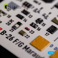   Kelik B-26 F/G Marauder - interior 3D decals for Hasegawa kit 1:72 (K72117)