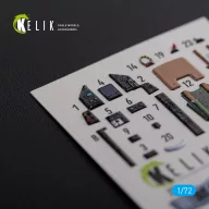   Kelik Mirage 2000C interior 3D decals forModelSvit kit 1:72 (K72119)