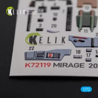   Kelik Mirage 2000C interior 3D decals forModelSvit kit 1:72 (K72119)