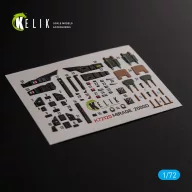   Kelik Mirage 2000D interior 3D decals forModelSvit kit 1:72 (K72120)