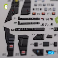   Kelik Mirage 2000D interior 3D decals forModelSvit kit 1:72 (K72120)