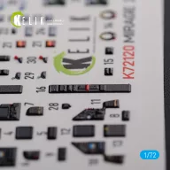   Kelik Mirage 2000D interior 3D decals forModelSvit kit 1:72 (K72120)
