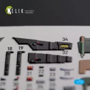 Kelik Mirage 2000D interior 3D decals forModelSvit kit 1:72 (K72120)