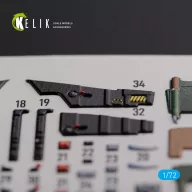   Kelik Mirage 2000D interior 3D decals forModelSvit kit 1:72 (K72120)