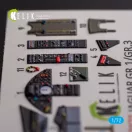Kelik Jaguar GR.1/GR.3 - interior 3D decals for Italeri kit 1:72 (K72121)