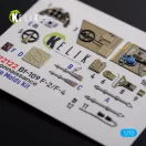 Kelik BF109-F2/F4 reconnaissance interior 3D decals for Fine Molds kit 1:72 (K72122)