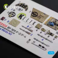   Kelik BF109-F2/F4 reconnaissance interior 3D decals for Fine Molds kit 1:72 (K72122)