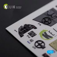   Kelik BF109-F2/F4 interior 3D decals for Fine Molds kit 1:72 (K72123)