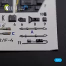 Kelik BF109-F2/F4 interior 3D decals for Fine Molds kit 1:72 (K72123)