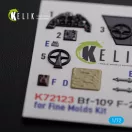 Kelik BF109-F2/F4 interior 3D decals for Fine Molds kit 1:72 (K72123)