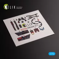   Kelik MIRAGE III C - interior 3D decals for Modelsvit kit 1:72 (K72126)