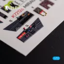 Kelik MIRAGE III C - interior 3D decals for Modelsvit kit 1:72 (K72126)