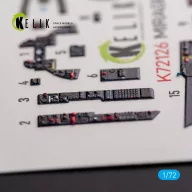   Kelik MIRAGE III C - interior 3D decals for Modelsvit kit 1:72 (K72126)