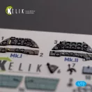 Kelik Gloster Gladiator Mk.I/II - interior 3D decals for Airfix kit 1:72 (K72128)