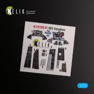   Kelik F-101 Voodoo - interior 3D decals for Revell kit 1:72 (K72130)