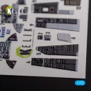 Kelik F-101 Voodoo - interior 3D decals for Revell kit 1:72 (K72130)
