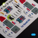 Kelik F-101 Voodoo - interior 3D decals for Revell kit 1:72 (K72130)