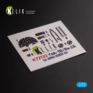   Kelik Yak-1B - interior 3D decals for Arma Hobby kit 1:72 (K72133)