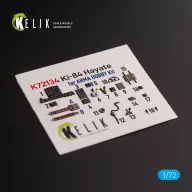   Kelik Ki-84 Hayate - interior 3D decals for Arma Hobby kit 1:72 (K72134)