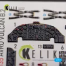 Kelik AVRO VULCAN B.2 Front cockpit - interior 3D decals for Airfix kit 1:72 (K72135)