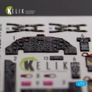 Kelik AVRO VULCAN B.2 Front cockpit - interior 3D decals for Airfix kit 1:72 (K72135)