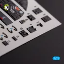 Kelik AVRO VULCAN B.2 Rear cockpit - interior 3D decals for Airfix kit 1:72 (K72136)