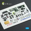 Kelik TBM-3 Avenger - interior 3D decals for HobbyBoss kit 1:72 (K72137)