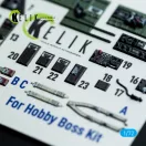 Kelik TBM-3 Avenger - interior 3D decals for HobbyBoss kit 1:72 (K72137)