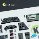 Kelik TBM-3 Avenger - interior 3D decals for HobbyBoss kit 1:72 (K72137)