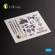   Kelik Il-2 Shturmovik - interior 3D decals for Tamiya kit 1:72 (K72138)