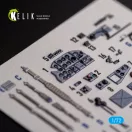 Kelik Il-2 Shturmovik - interior 3D decals for Tamiya kit 1:72 (K72138)