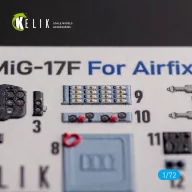   Kelik Mig-17 Fresco (Shenyang J5) - interior 3D decals for Airfix kit 1:72 (K72139)