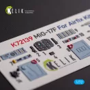 Kelik Mig-17 Fresco (Shenyang J5) - interior 3D decals for Airfix kit 1:72 (K72139)