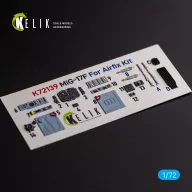   Kelik Mig-17 Fresco (Shenyang J5) - interior 3D decals for Airfix kit 1:72 (K72139)