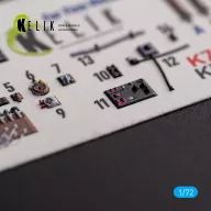   Kelik Ki-100-I - interior 3D decals for FineMolds kit 1:72 (K72140)