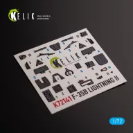   Kelik F-35B - interior 3D decals for Tamiya kit 1:72 (K72141)