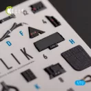 Kelik F-35B - interior 3D decals for Tamiya kit 1:72 (K72141)