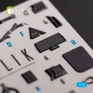   Kelik F-35B - interior 3D decals for Tamiya kit 1:72 (K72141)