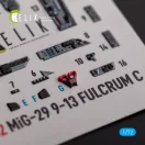 Kelik Mig-29 Fulcrum-C 9-13 interior 3D decals for GWH kit 1:72 (K72142)