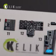   Kelik Mig-29 Fulcrum-C 9-13 interior 3D decals for GWH kit 1:72 (K72142)