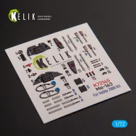   Kelik Me 163 B/S Komet - interior 3D decals for Hobby 2000/Academy kit 1:72 (K72145)