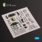 Kelik Me 163 B/S Komet - interior 3D decals for Hobby 2000/Academy kit 1:72 (K72145)