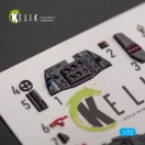 Kelik Me 163 B/S Komet - interior 3D decals for Hobby 2000/Academy kit 1:72 (K72145)