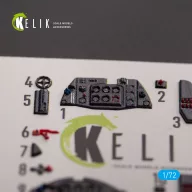   Kelik Me 163 B/S Komet - interior 3D decals for Hobby 2000/Academy kit 1:72 (K72145)