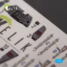 Kelik Me 163 B/S Komet - interior 3D decals for Hobby 2000/Academy kit 1:72 (K72145)