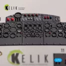 Kelik Vickers Valiant B(PR)K.1 front cockpit - interior 3D decals for Airfix kit 1:72 (K72148)